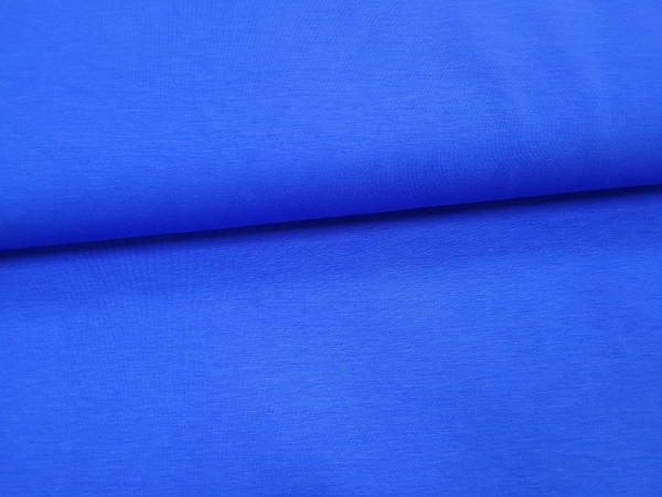 Modal/Polyester Interlock Jersey royalblau